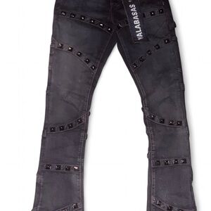 Black Studded Jeans
